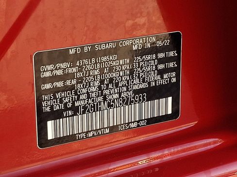 Used 2022 Subaru Crosstrek 2.5i Limited w/ Moonroof Package 1 image 27