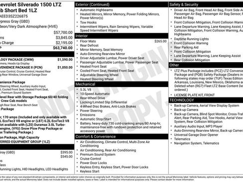New 2025 Chevrolet Silverado 1500 LTZ w/ Technology Package image 8