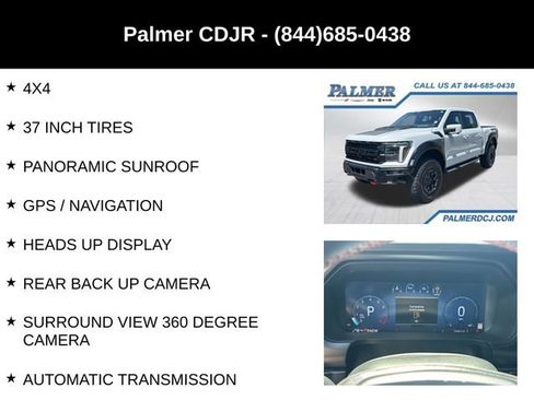 Used 2025 Ford F150 Raptor w/ Equipment Group 803A Raptor R AWD/4WD image 6