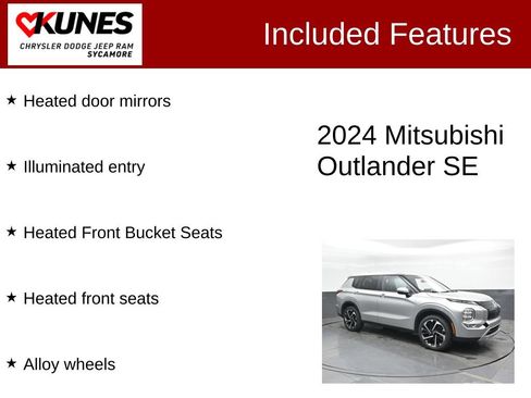 Used 2024 Mitsubishi Outlander SE AWD/4WD image 4