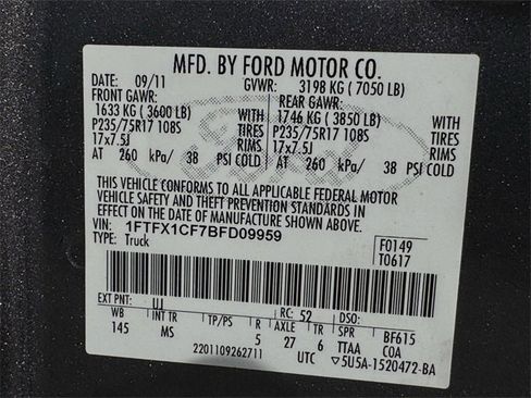 Used 2011 Ford F150 XLT w/ XLT Convenience Pkg image 27