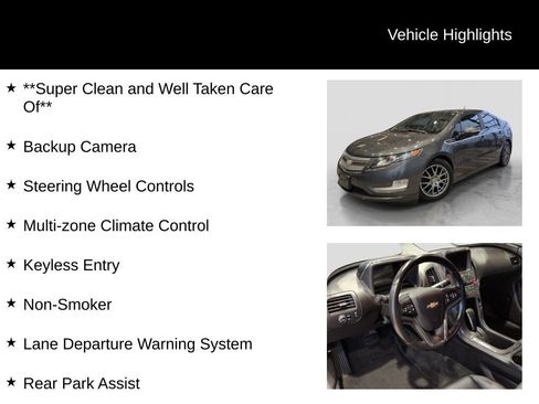 Used 2013 Chevrolet Volt Premium w/ Premium Trim Package image 16