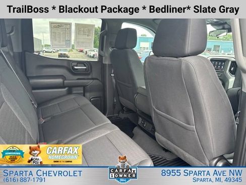 Certified 2024 Chevrolet Silverado 1500 Custom Trail Boss w/ Turbomax Blackout Package AWD/4WD image 27