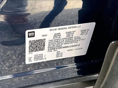 Certified 2022 Chevrolet Traverse LT w/ LPO, Floor Liner Package image 35