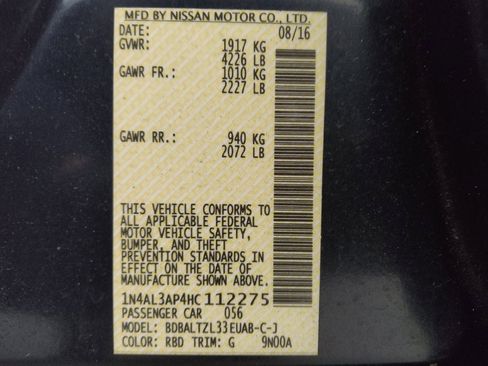 Used 2017 Nissan Altima 2.5 SL w/ 2.5 Technology Package image 33