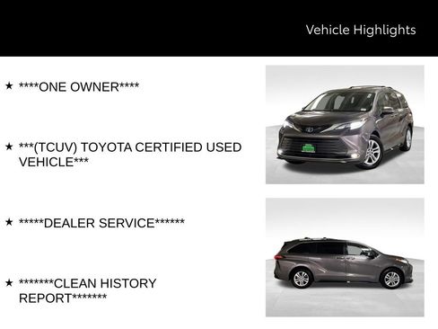 Certified 2021 Toyota Sienna Limited image 54