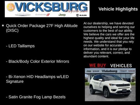 Used 2019 Jeep Compass High Altitude AWD/4WD image 19