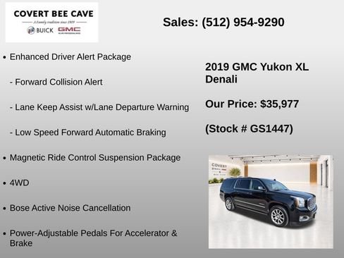 Used 2019 GMC Yukon XL Denali AWD/4WD image 25