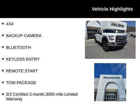 Used 2016 Ford F150 XLT AWD/4WD image 2