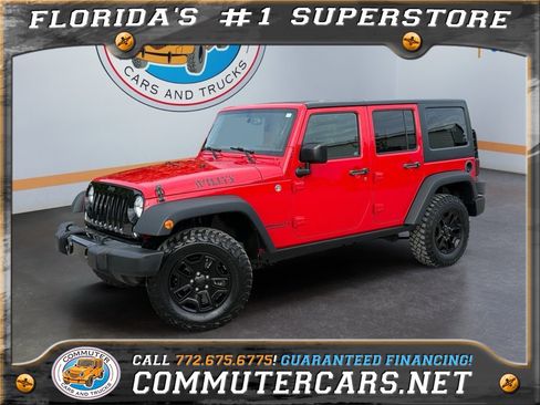 Used 2015 Jeep Wrangler Unlimited Willys image 1