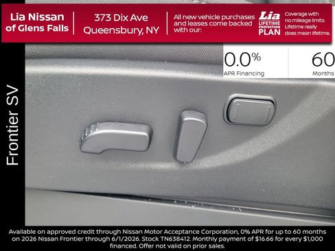 New 2026 Nissan Frontier SV w/ SV Convenience Package AWD/4WD image 15