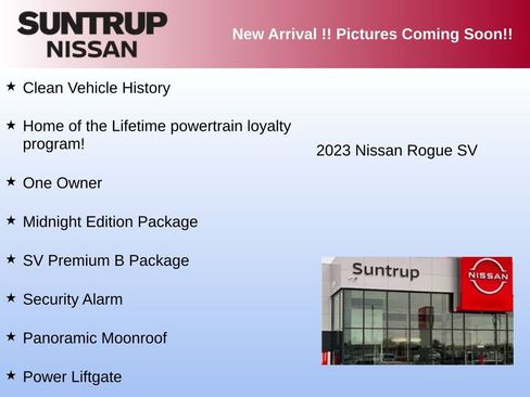 Used 2023 Nissan Rogue SV w/ SV Premium B Package AWD/4WD image 3