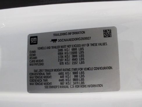 Used 2024 Chevrolet Silverado 1500 W/T w/ WT Fleet Convenience Package image 14