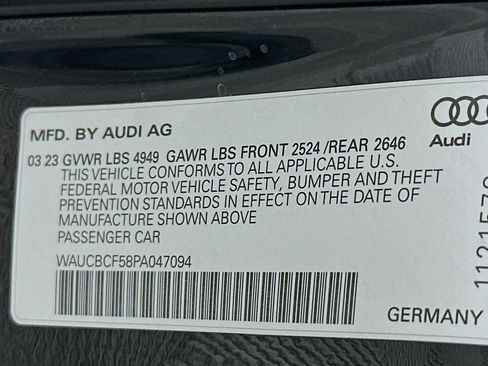 Used 2023 Audi A5 2.0T Premium Plus w/ Premium Plus AWD/4WD image 23