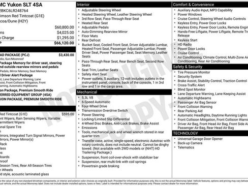 Used 2020 GMC Yukon SLT w/ Open Road Package AWD/4WD image 2