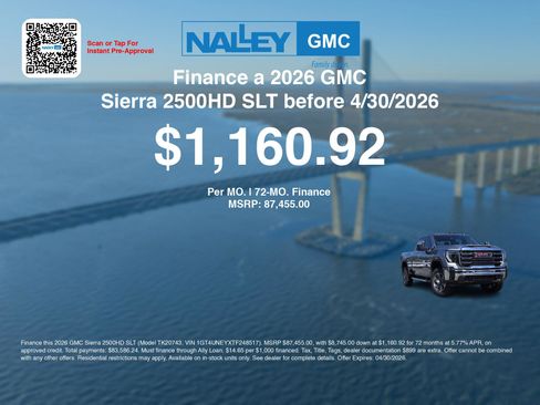 New 2026 GMC Sierra 2500 SLT w/ SLT Premium Package AWD/4WD image 7