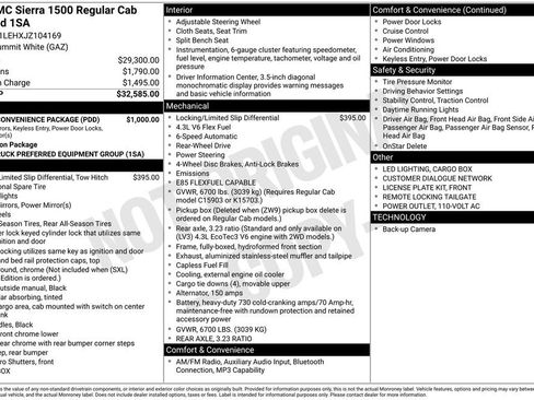 Used 2018 GMC Sierra 1500 2WD Regular Cab w/ Sierra Convenience Package image 6