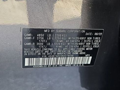 Used 2022 Subaru Outback Premium image 27