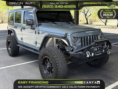 Used 2015 Jeep Wrangler Unlimited Rubicon w/ Max Tow Package AWD/4WD image 1