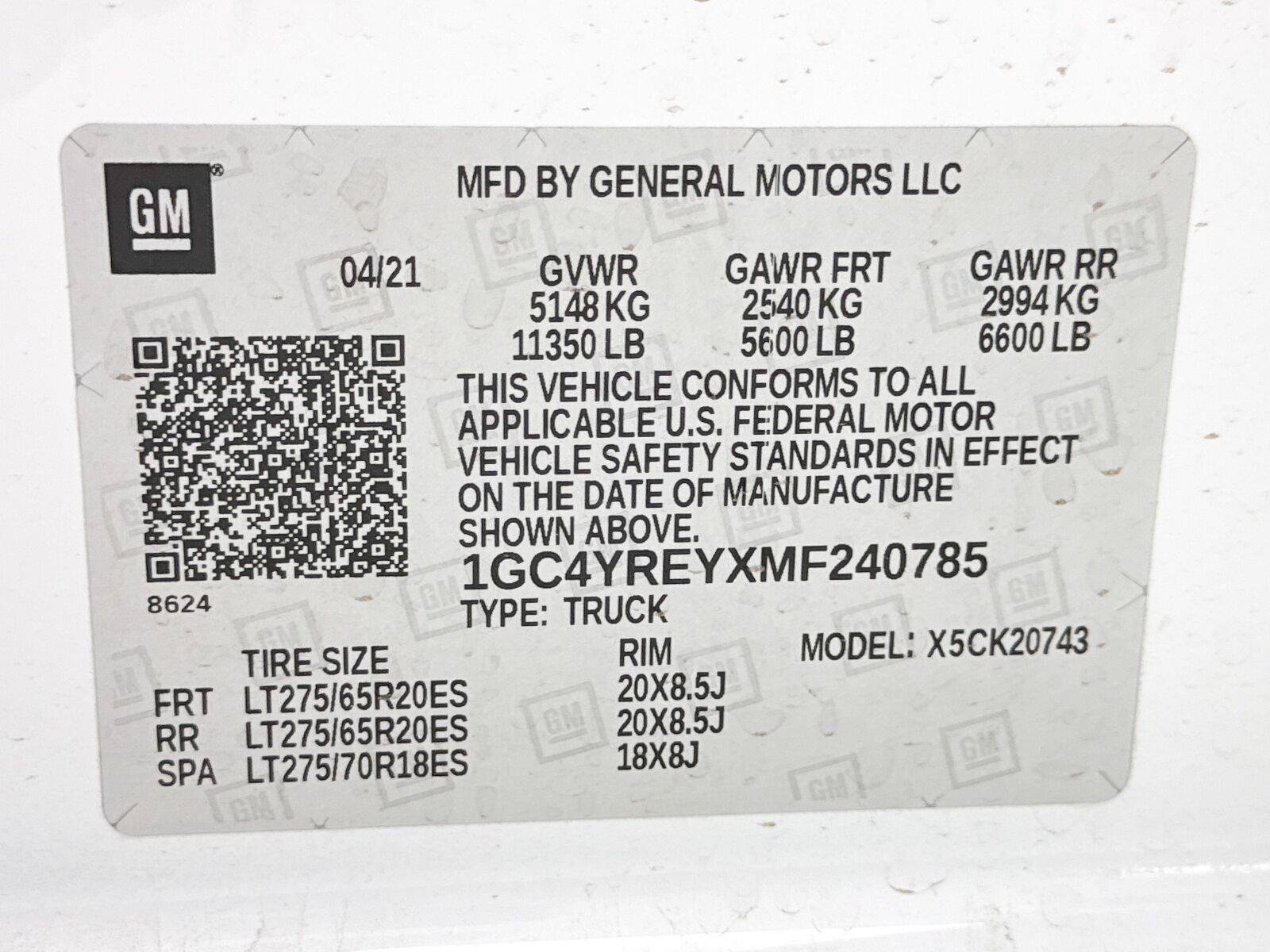 Used 2021 Chevrolet Silverado 2500 High Country w/ Technology Package AWD/4WD image 39