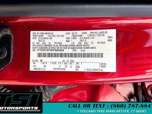 Used 2019 Ford F150 XLT w/ Equipment Group 302A Luxury AWD/4WD image 33