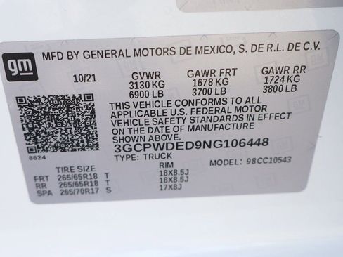 Used 2022 Chevrolet Silverado 1500 RST w/ Safety Package RWD image 55