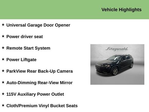 Used 2019 Jeep Cherokee Latitude Plus w/ Comfort/Convenience Group FWD image 10