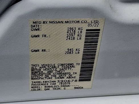 Used 2022 Nissan Altima 2.5 S FWD image 21