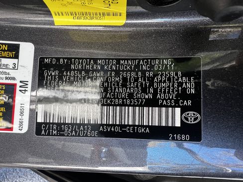 Used 2011 Toyota Camry XLE image 48