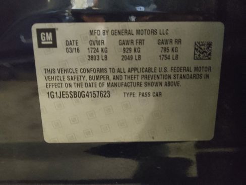 Used 2016 Chevrolet Sonic LTZ FWD image 33
