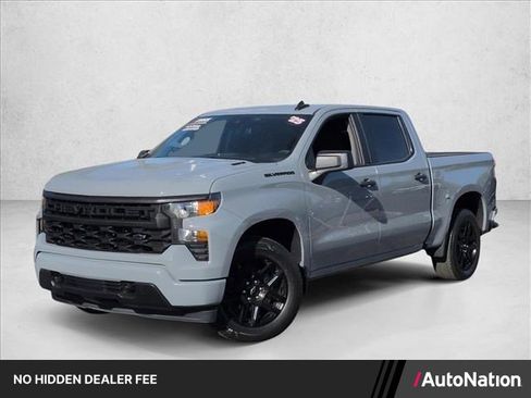 Used 2025 Chevrolet Silverado 1500 Custom w/ LPO, Dark Essentials Package RWD image 1