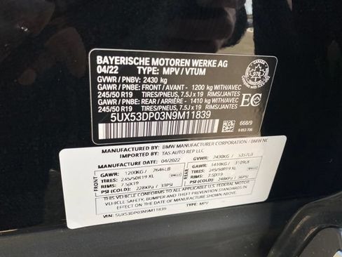 Used 2022 BMW X3 xDrive30i AWD/4WD image 26