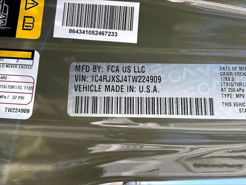 New 2026 Jeep Wrangler Unlimited Rubicon 392 w/ Quick Order Package 27X Moab AWD/4WD image 36