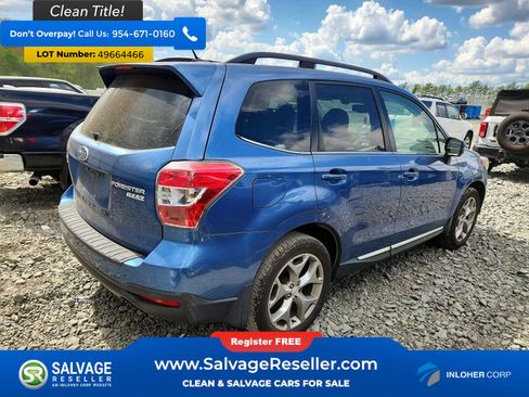 Used 2015 Subaru Forester 2.5i Touring w/ Eyesight & Navigation System AWD/4WD image 4