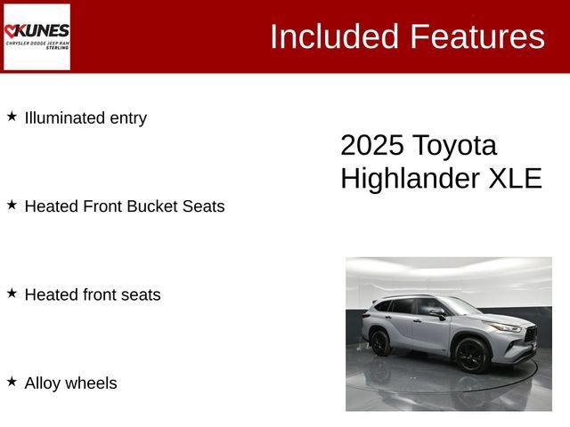 Used 2025 Toyota Highlander XLE AWD/4WD image 3