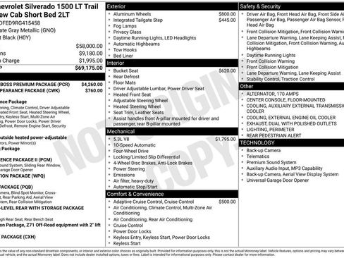 Certified 2024 Chevrolet Silverado 1500 LT Trail Boss w/ LT Trail Boss Premium Package AWD/4WD image 13