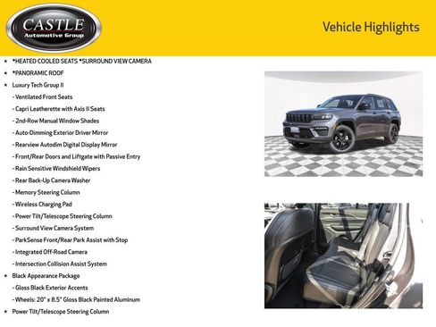 New 2025 Jeep Grand Cherokee Limited w/ Luxury Tech Group II image 3