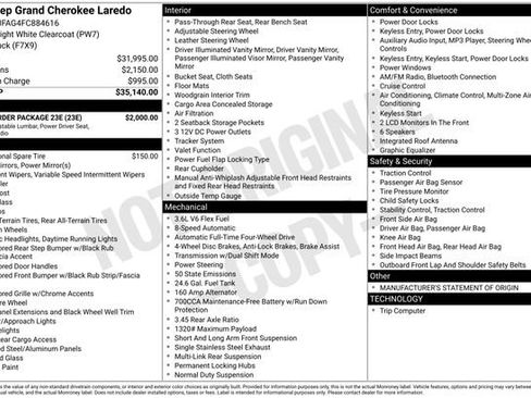 Used 2015 Jeep Grand Cherokee Laredo w/ Quick Order Package 23E image 4