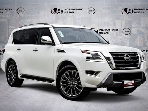 Used 2023 Nissan Armada Platinum w/ Captain's Chairs Package image 1