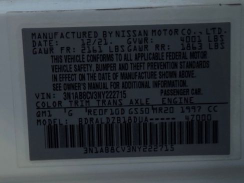 Used 2022 Nissan Sentra SV image 22