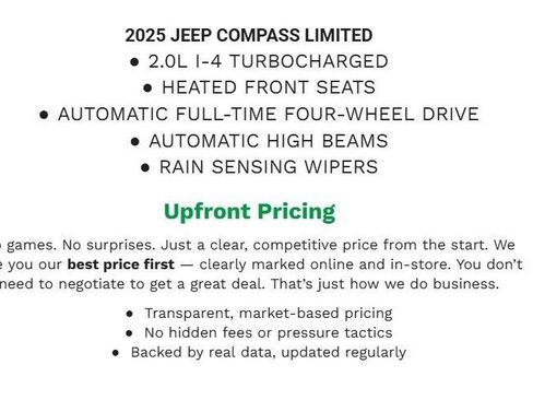 Used 2025 Jeep Compass Limited image 2