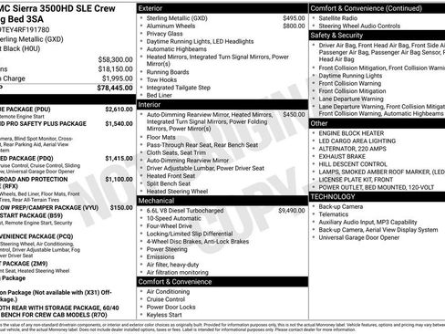 Used 2024 GMC Sierra 3500 SLE w/ SLE Value Package AWD/4WD image 4