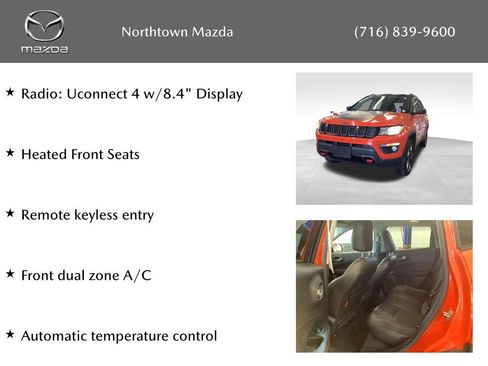 Used 2018 Jeep Compass Trailhawk w/ Cold Weather Group AWD/4WD image 2