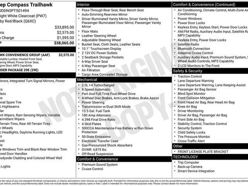 Used 2023 Jeep Compass Trailhawk w/ Trailhawk Convenience Group image 10