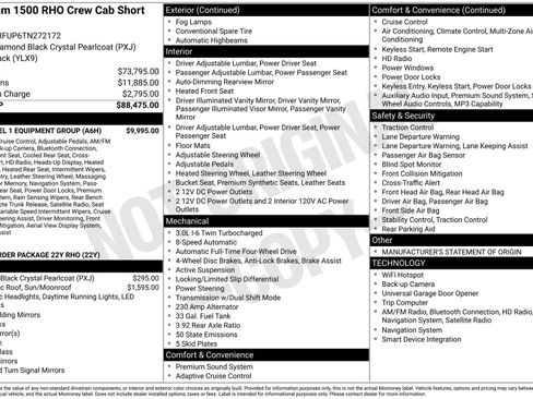 Used 2026 RAM 1500 RHO w/ RHO Level 1 Equipment Group AWD/4WD image 4