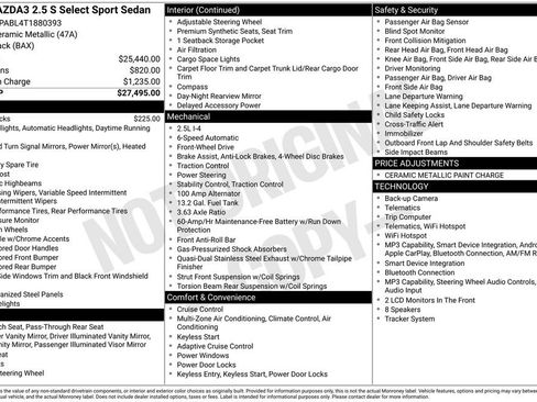New 2026 MAZDA MAZDA3 s Sport FWD image 3