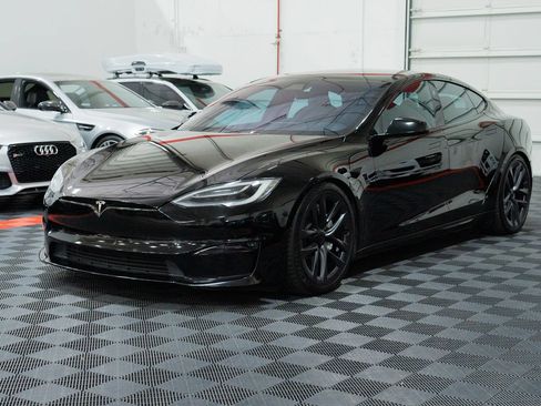 Used 2021 Tesla Model S Plaid AWD/4WD image 3