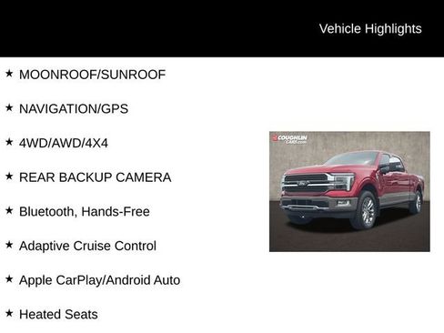Used 2025 Ford F150 King Ranch w/ FX4 Off-Road Package AWD/4WD image 2
