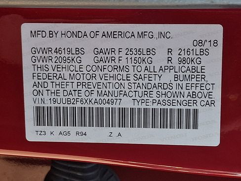 Used 2019 Acura TLX 3.5L Technology Pkg w/A-Spec P image 28