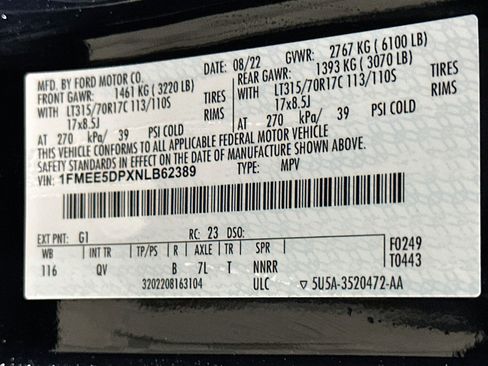 Used 2022 Ford Bronco Big Bend w/ Sasquatch Package AWD/4WD image 12